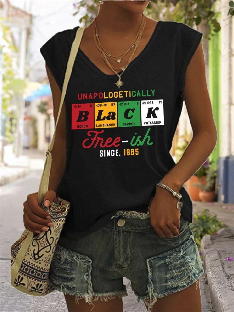 Unapologetically Black Freeish Tank Top