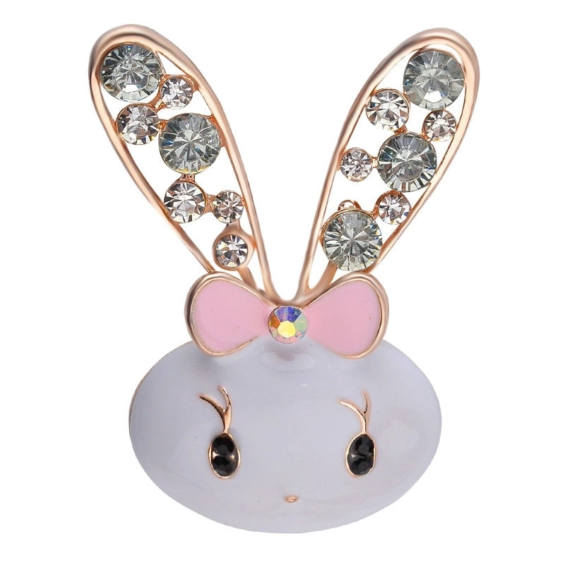 Fashion Pin Letter Butterfly Alloy Inlay Rhinestones Women’S Brooches