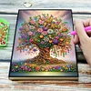 DIY Special Shaped Tree Of Life 50 Pages Diamond Painting Notebook Kit