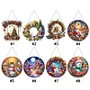 Double Sided Effect Christmas Special Shape Snowman Diamond Painting Hanging Pendant Decor Kit
