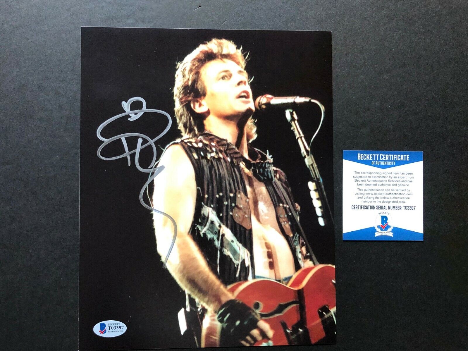 Rick Springfield Rare! signed autographed classic 8x10 Photo Poster painting Beckett BAS coa