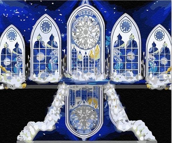 

Blue and White Porcelain Van Gogh – Paint By Numbers - 40*50CM, 501 Original