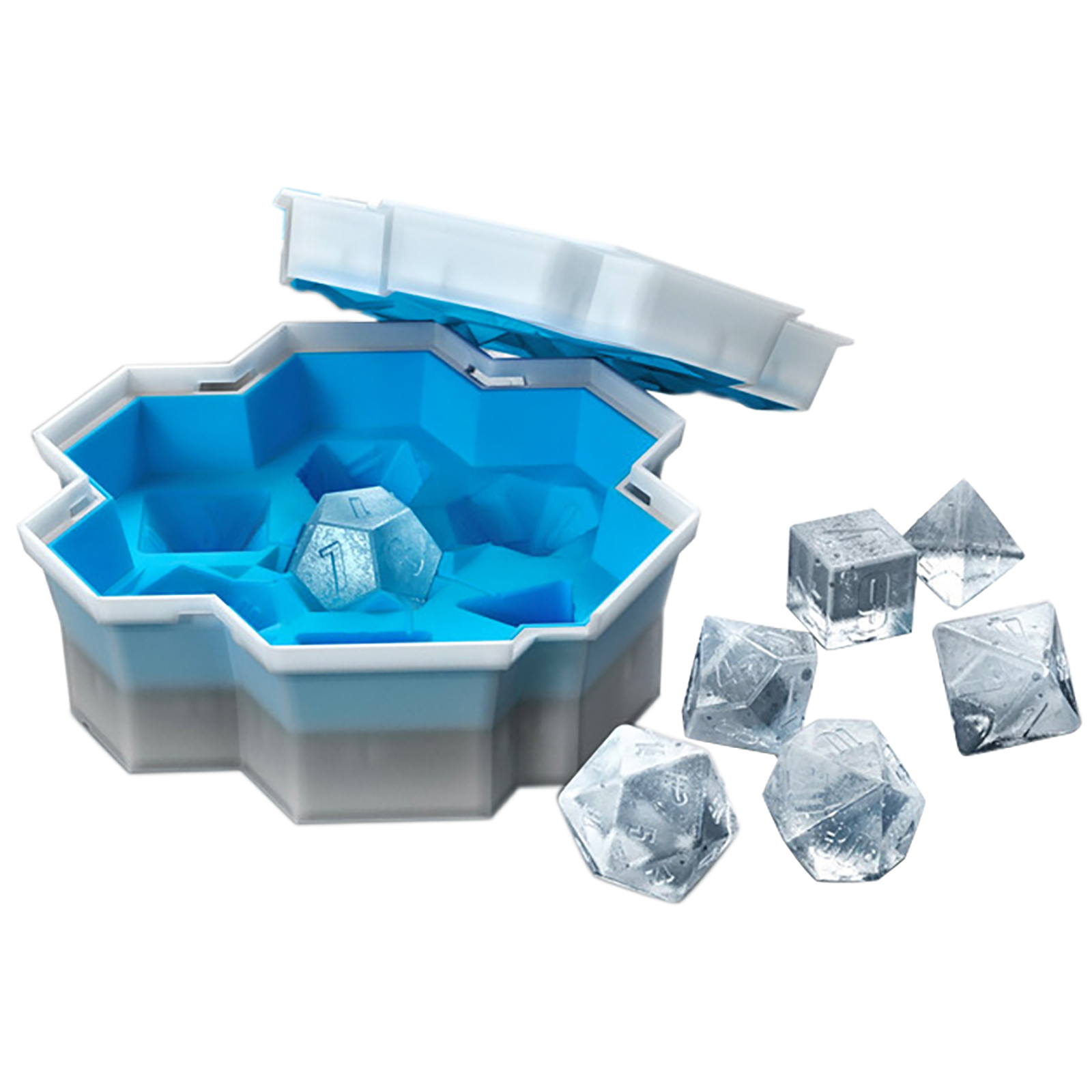 

Silicone Ice Mold Trays 7 Cell Geometry Ice Molds for Whiskey Drinking, 501 Original