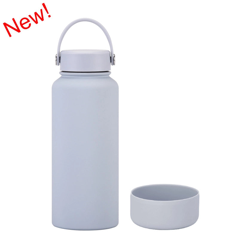 Casual Solid Color Stainless Steel Thermos Cup
