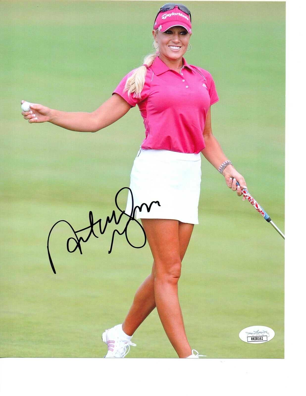 Natalie Gulbis LPGA star hand signed autographed 8x10 golf Photo Poster painting coa SEXY JSA d