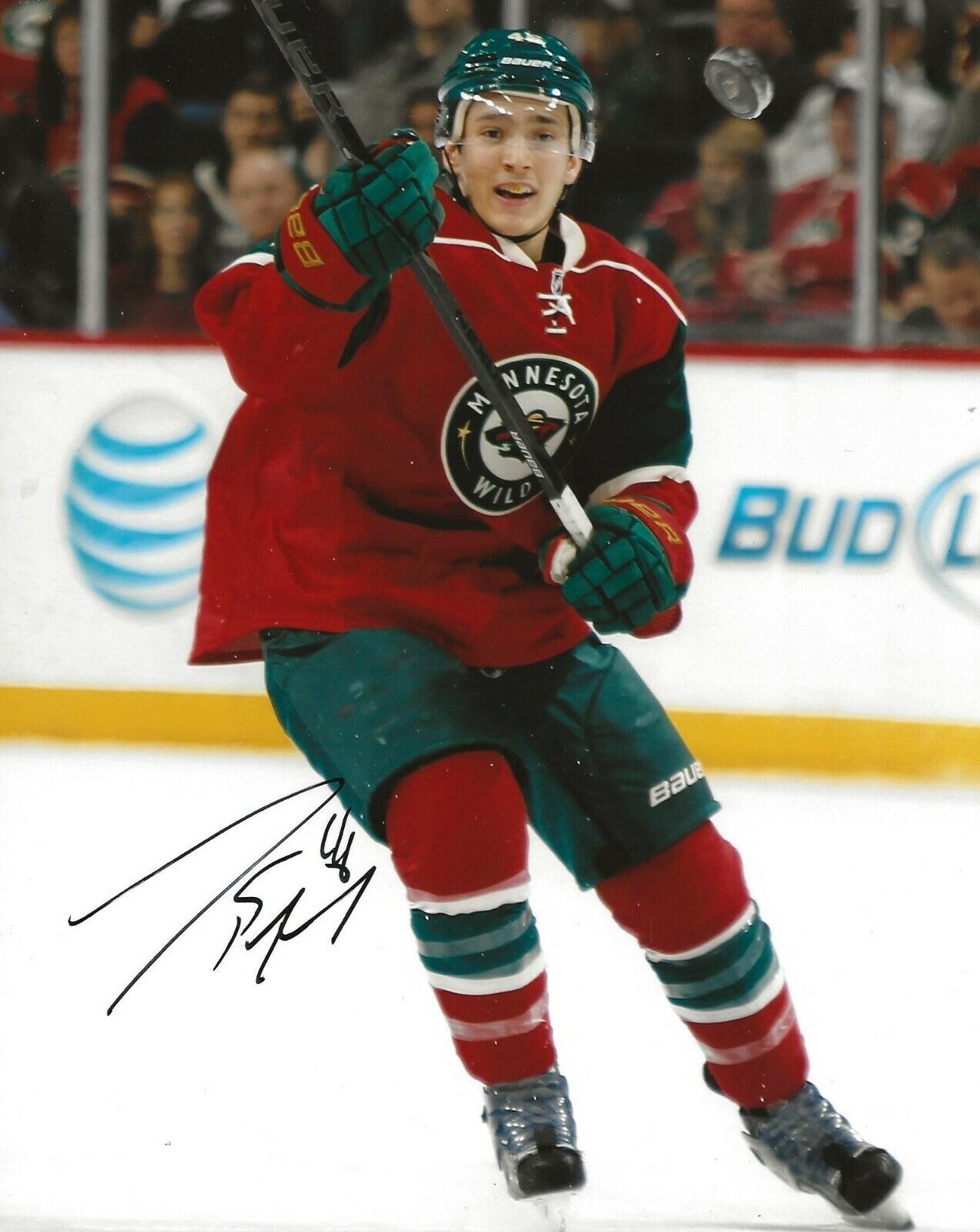 Jared Spurgeon signed Minnesota Wild 8x10 Photo Poster painting autographed