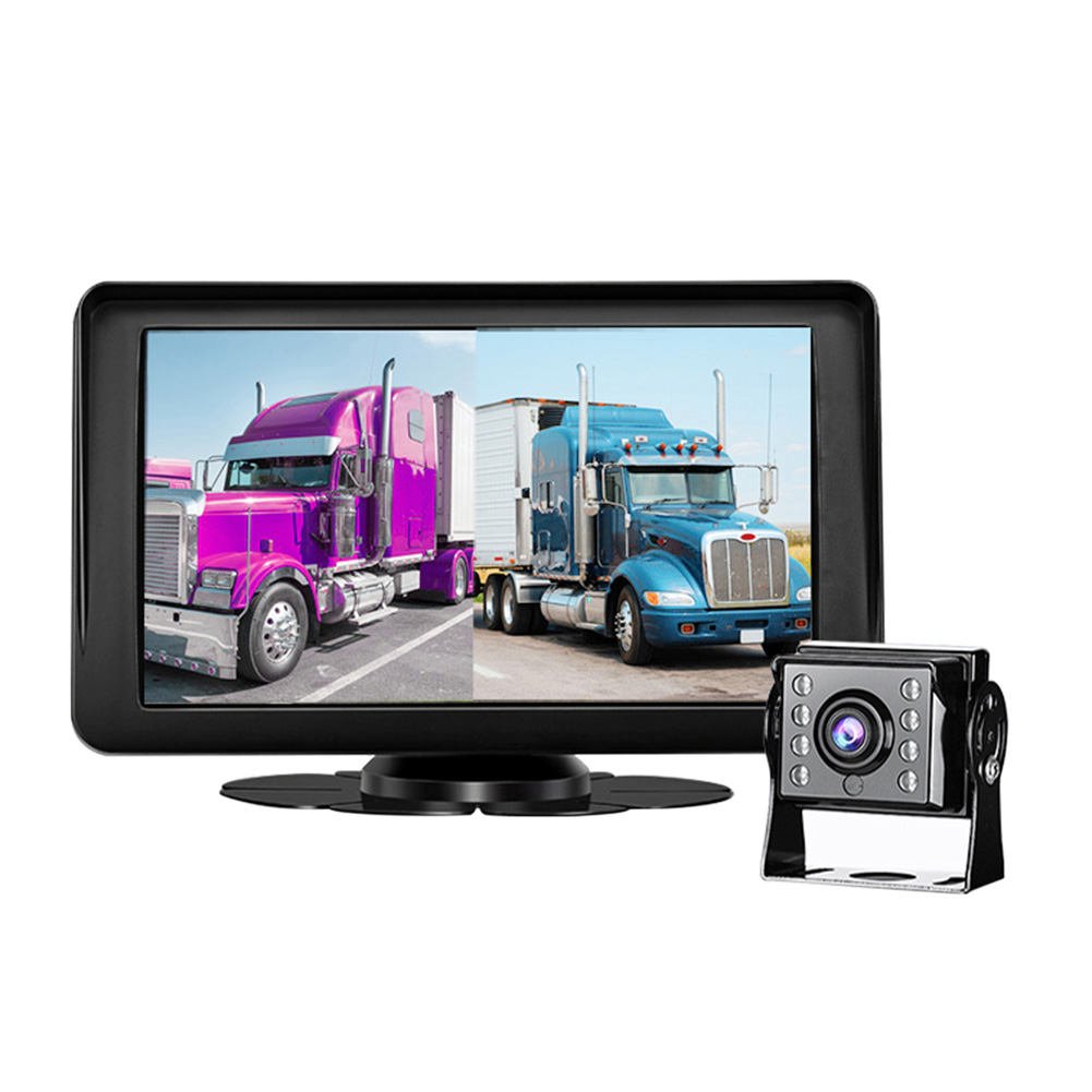 

Phisung GT7 1080P HD 7 inch Car Truck Bus DVR Dashcam with Rear View Camera, 501 Original