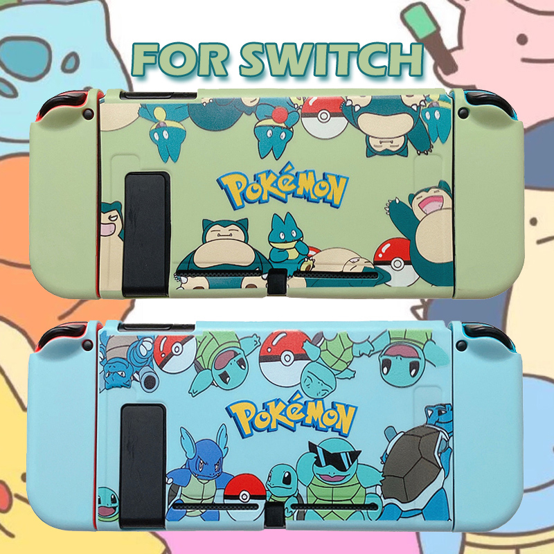 Pokémon Snorlax&Squirtle Nintendo Switch Protective Case – Full Cover ...