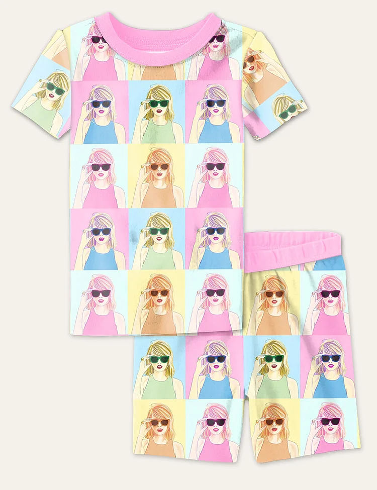 Cute Kid's Short Pajama Set
