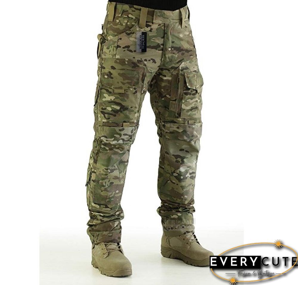 Men's Fashion Solid Color Outdoor Tactical Trousers