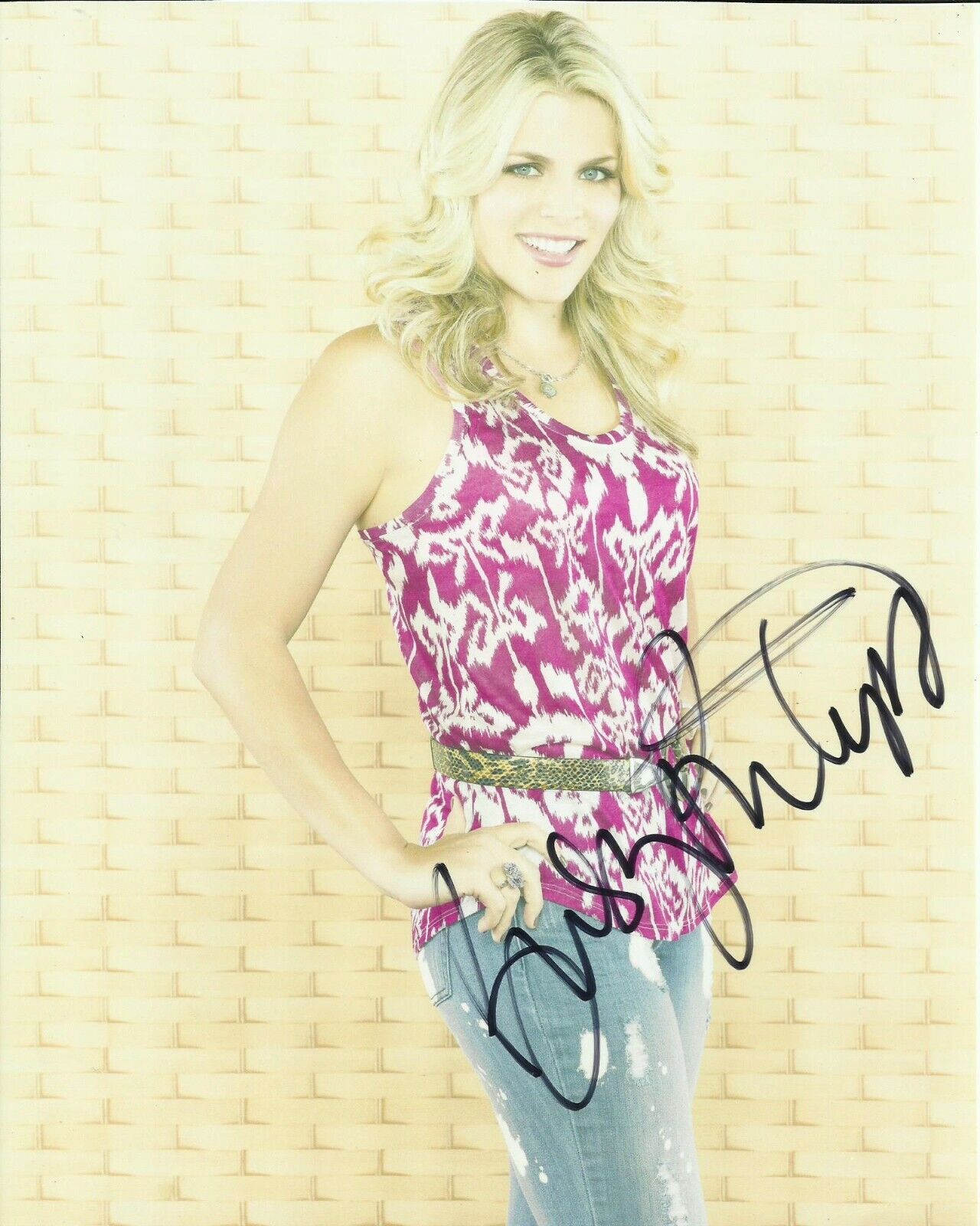 BUSY PHILLIPS SIGNED SEXY Photo Poster painting UACC REG 242 FILM AUTOGRAPHS (2)