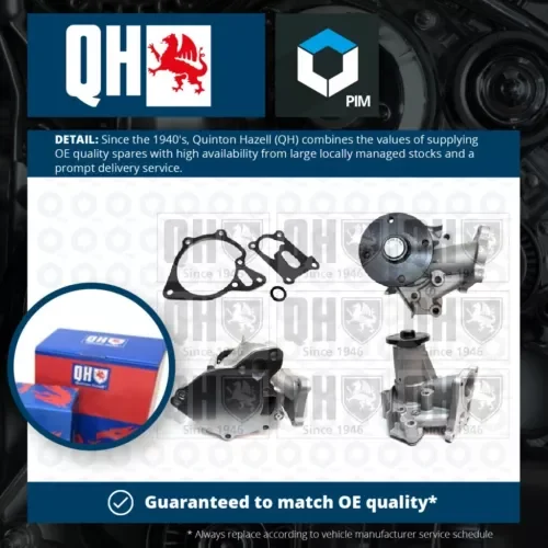 Water Pump fits MITSUBISHI CHALLENGER Mk1 2.5D 1998 on 4D56-T Coolant QH Quality Parts