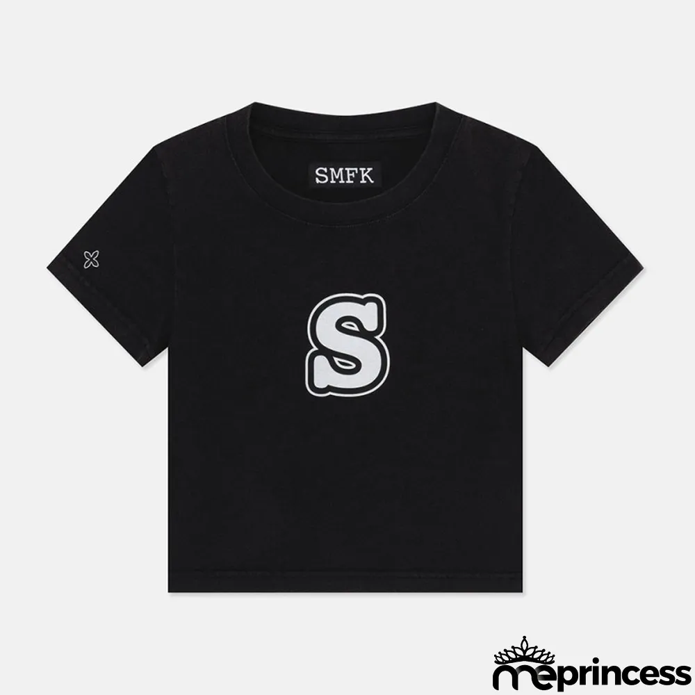 slim skinny Tee full cotton short ladies Crop short-sleeved t-shirt