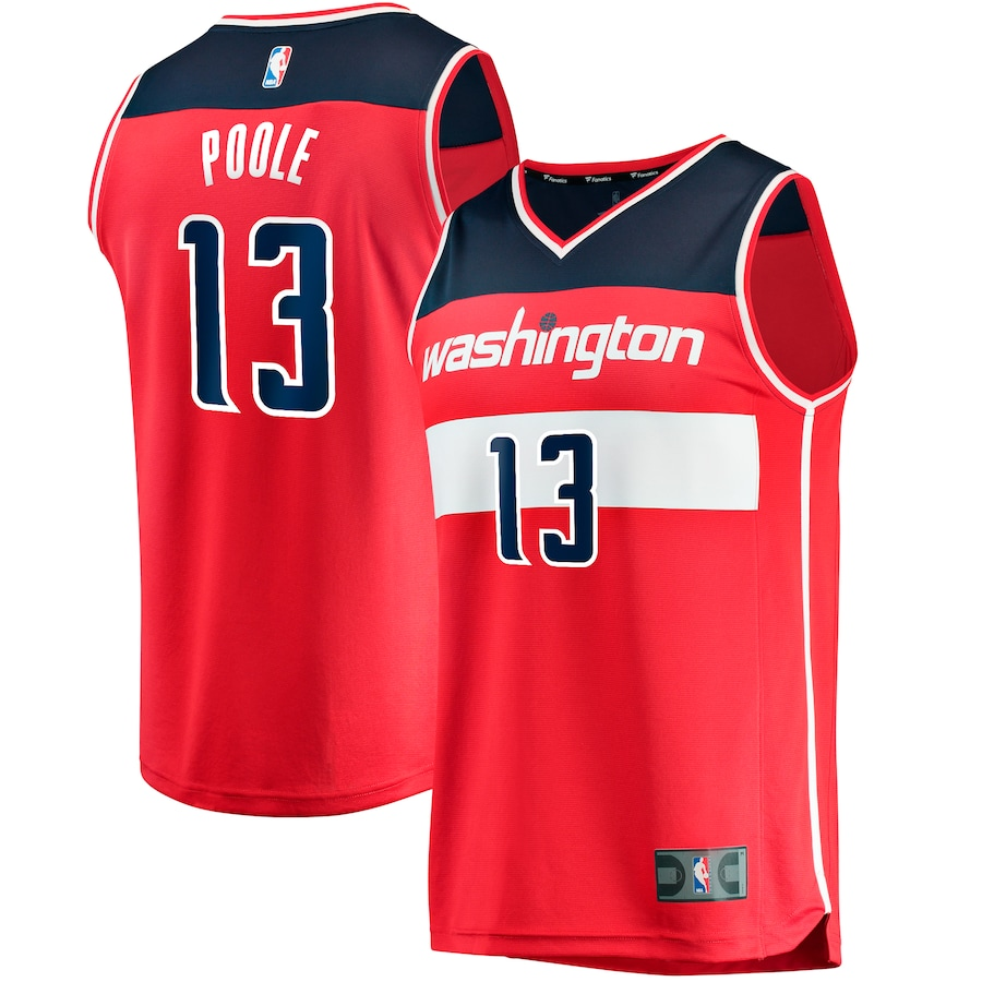 Washington Wizards Jordan Poole Red Jersey - Icon Edition mysite