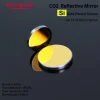 Co2 Laser Si Mirrors Reflective Lens for Cut Machine Gold-Plated Silicon Dia19.05/20/25/30 10.6um 400W Mirrored Lenses Engraver