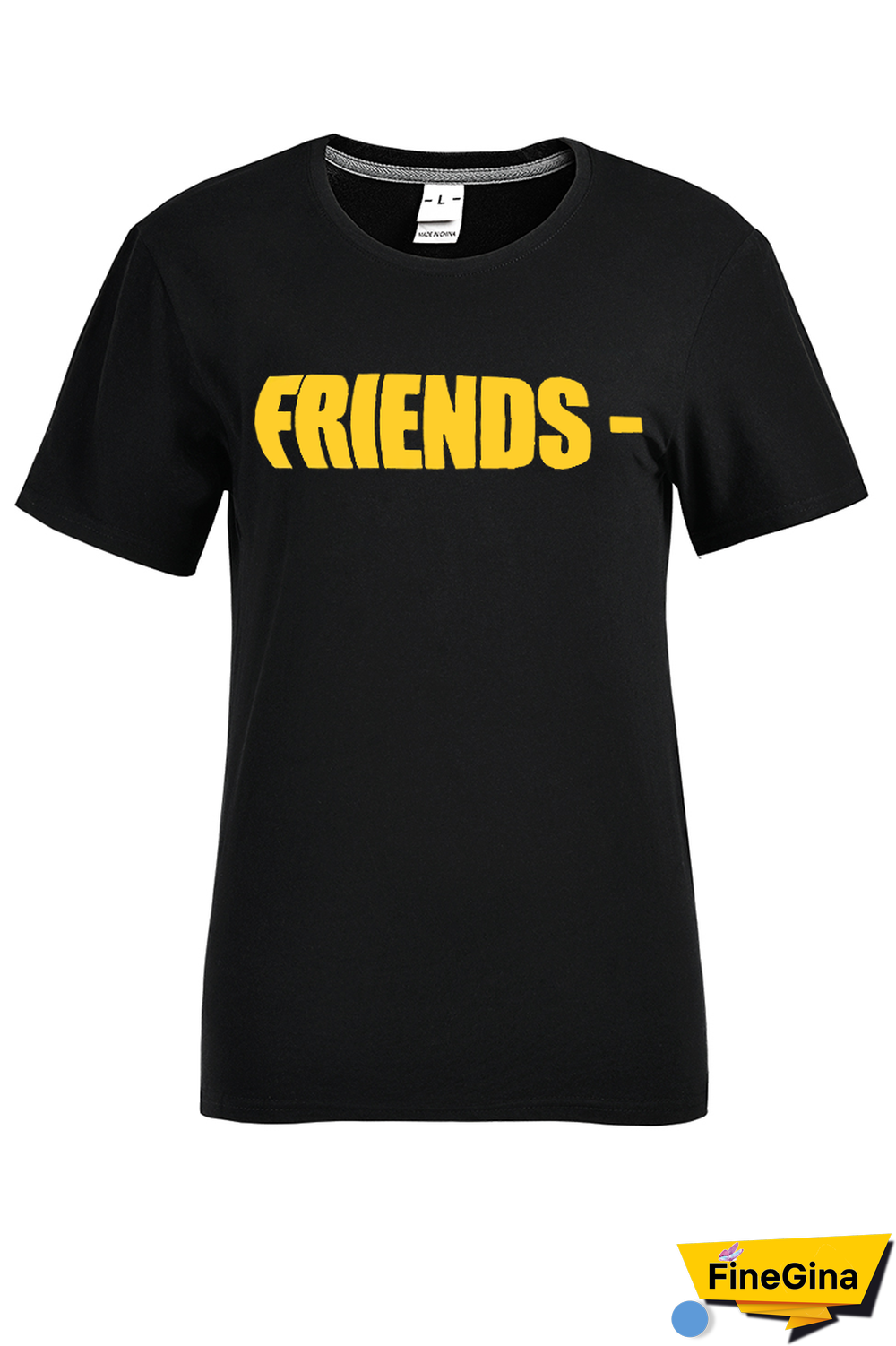 White Casual Street Print Patchwork Letter O Neck T-Shirts