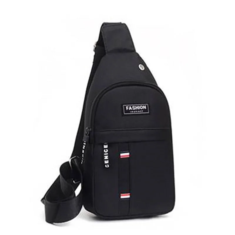 Small Canvas Chest Pack for Men Women Crossbody Bags Hip Hop Streetwear Bag Fanny Pack Multifunction Mini Belt Waist Chest Bag