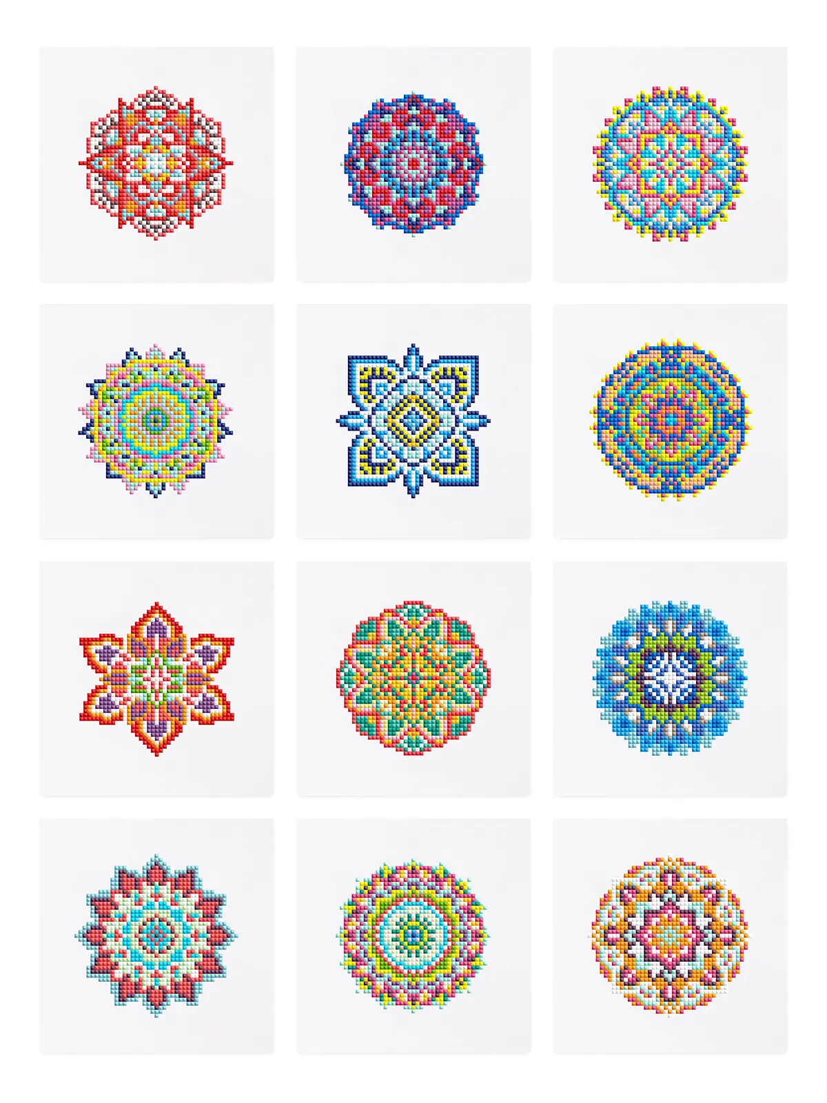 Mini Mandala Patterns Mini-Colorful Mandala Creations