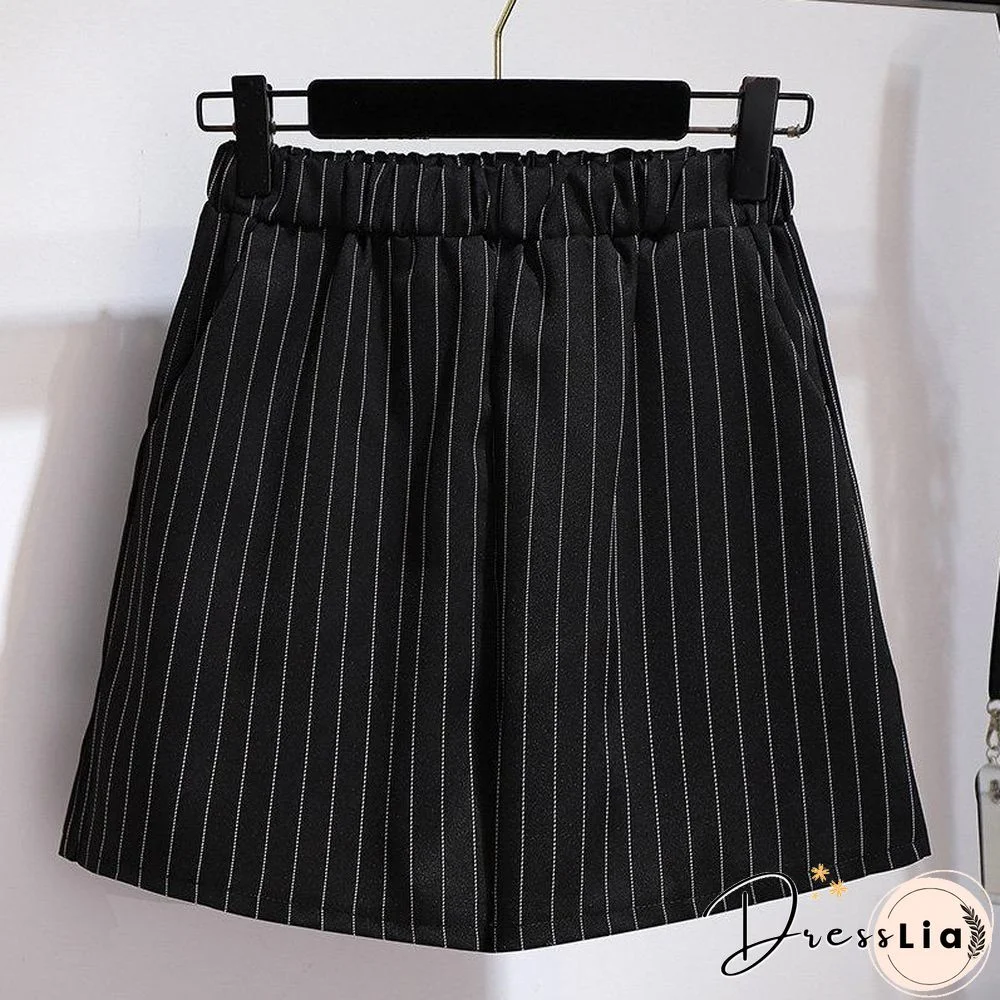 Stripe Belt Blazer Two-Piece Set P15519