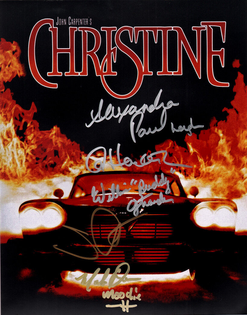 ~~ CHRISTINE Cast(x5) Authentic Hand-Signed Alexandra Paul