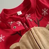 Christmas Baby Boy Girl Jumpsuit Red Playsuit