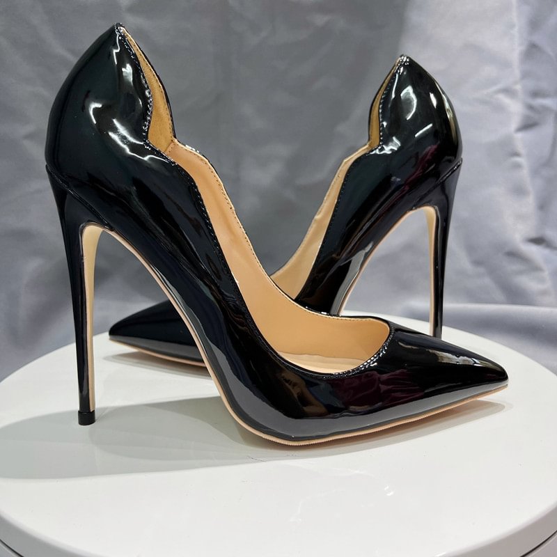 Women's Patent Leather With Ultra-thin Heels And High Heels-PABIUYOU- Women's Fashion Leader