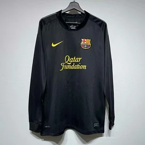 2011/2012 Retro Long Sleeve Barcelona Away Football Shirt 1:1 Thai Quality