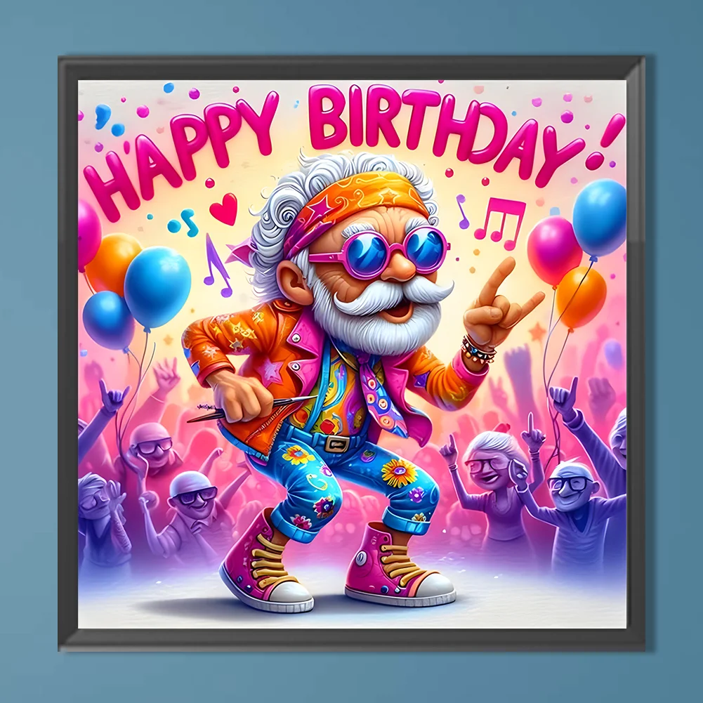 Diamond Painting - Full Round Drill - Grandma(Canvas|40*40cm)