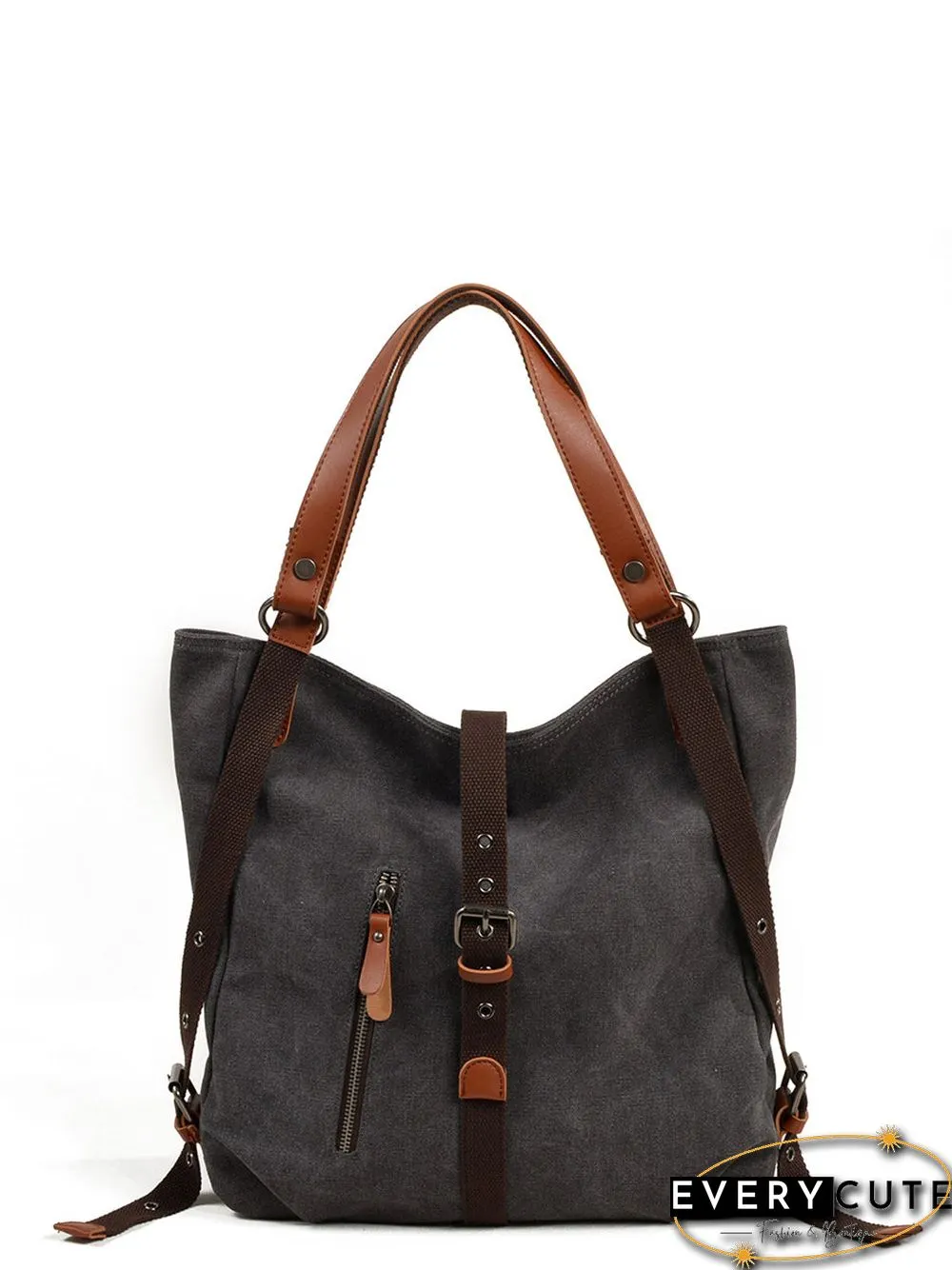 Women Casual Canvas Shoulder Bag Backpack