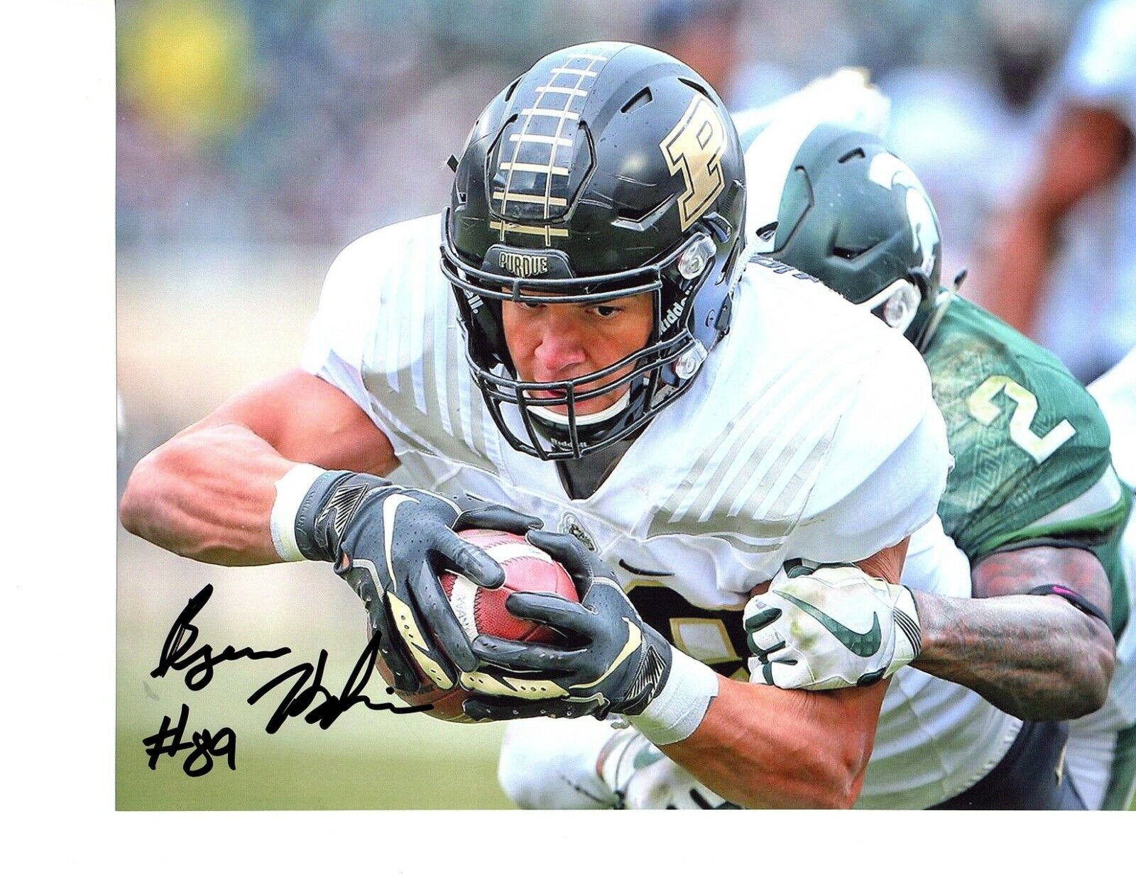 Brycen Hopkins Purdue Boilermakers signed autographed 8x10 football Photo Poster painting h