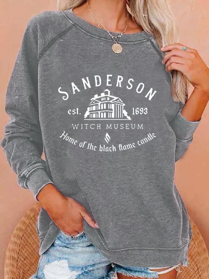 Fashion Print Long Sleeve Sweatshirt