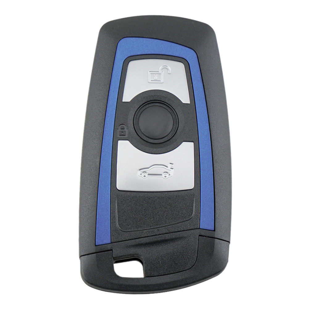 

3-Button Remote Key Fob Replacement Case for BMW 550i GT 535i 528i -Blue, 501 Original