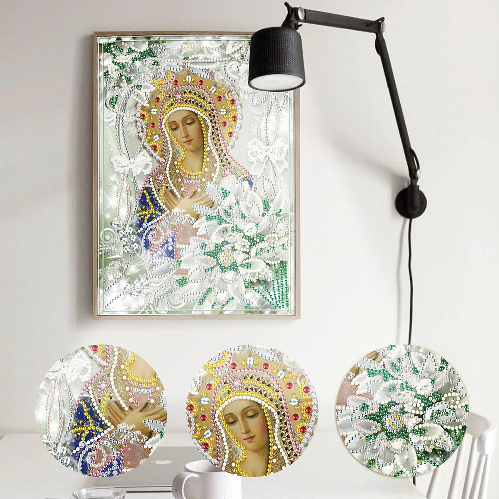 Diamond Painting - Partial Special Shaped Drill - Religion(25*30cm)