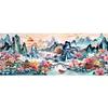 Scenery-11CT Stamped Cross Stitch 193*73cm (Big Size)