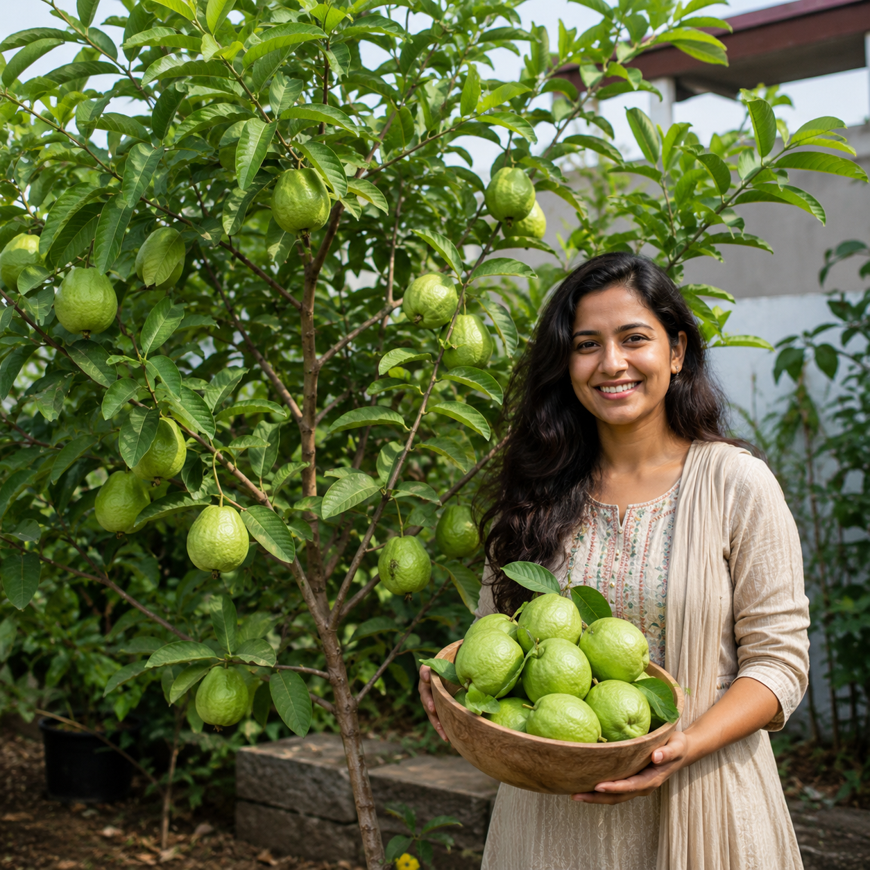 Live Pink Guava Tree Starter – Tropical Fruit Sapling