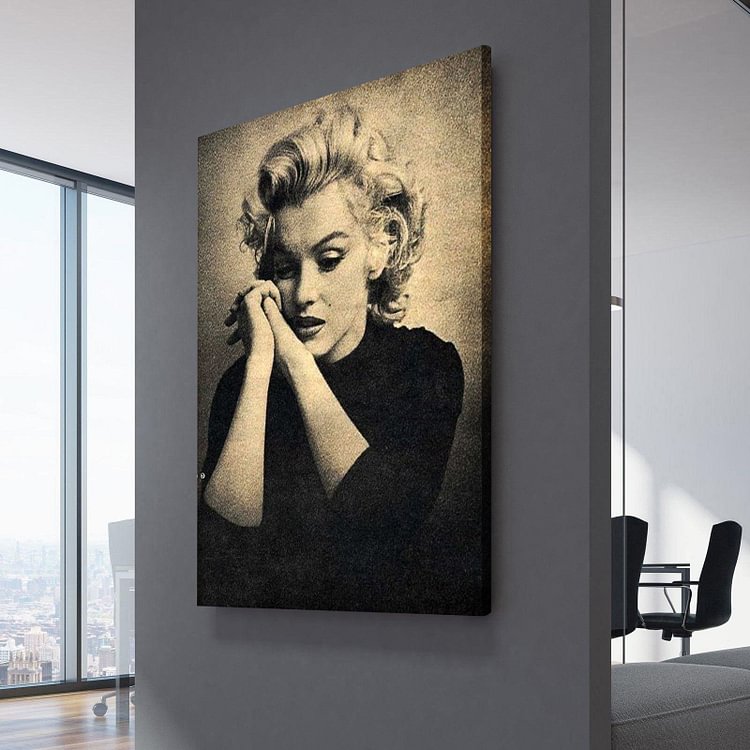 Self-Portrait Of Marilyn Monroe Canvas Wall Art MusicWallArt