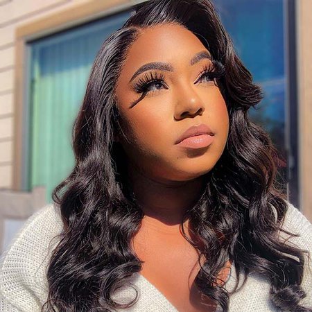 WEQUEEN Body Wave Transparent Lace Frontal Wig Beginner Friendly with Perfect Hairline