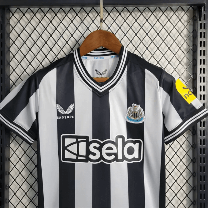 2023/2024 Kids Size  Newcastle United Home Soccer Jersey 1:1 Thai Quality