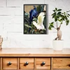 Diamond Painting -DIY Round Drill Blue White