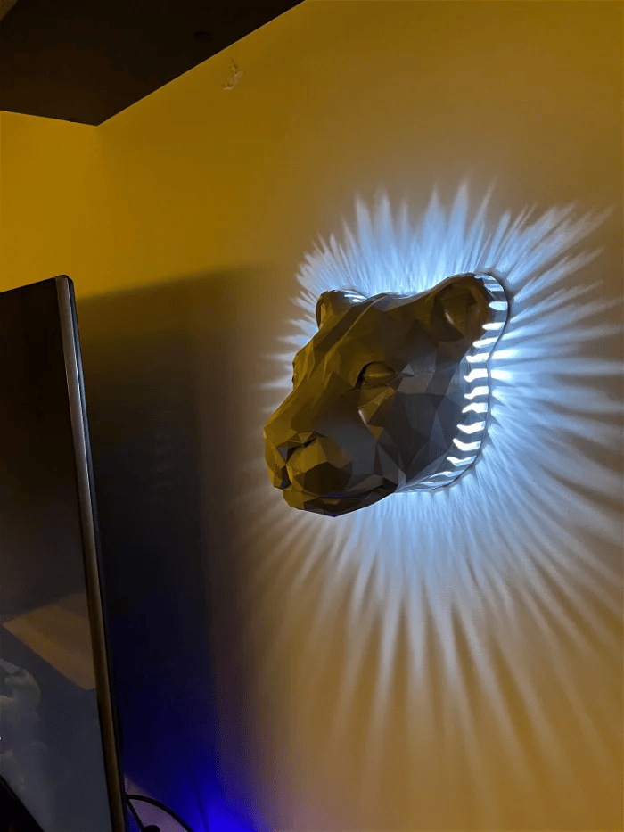 3D Animal Llight Show Wall Light