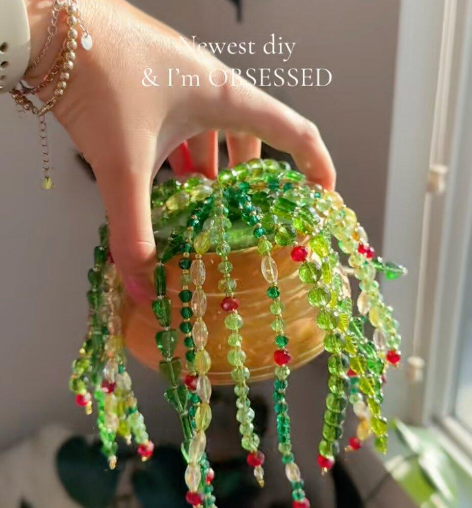 Plant suncatcher window photo note