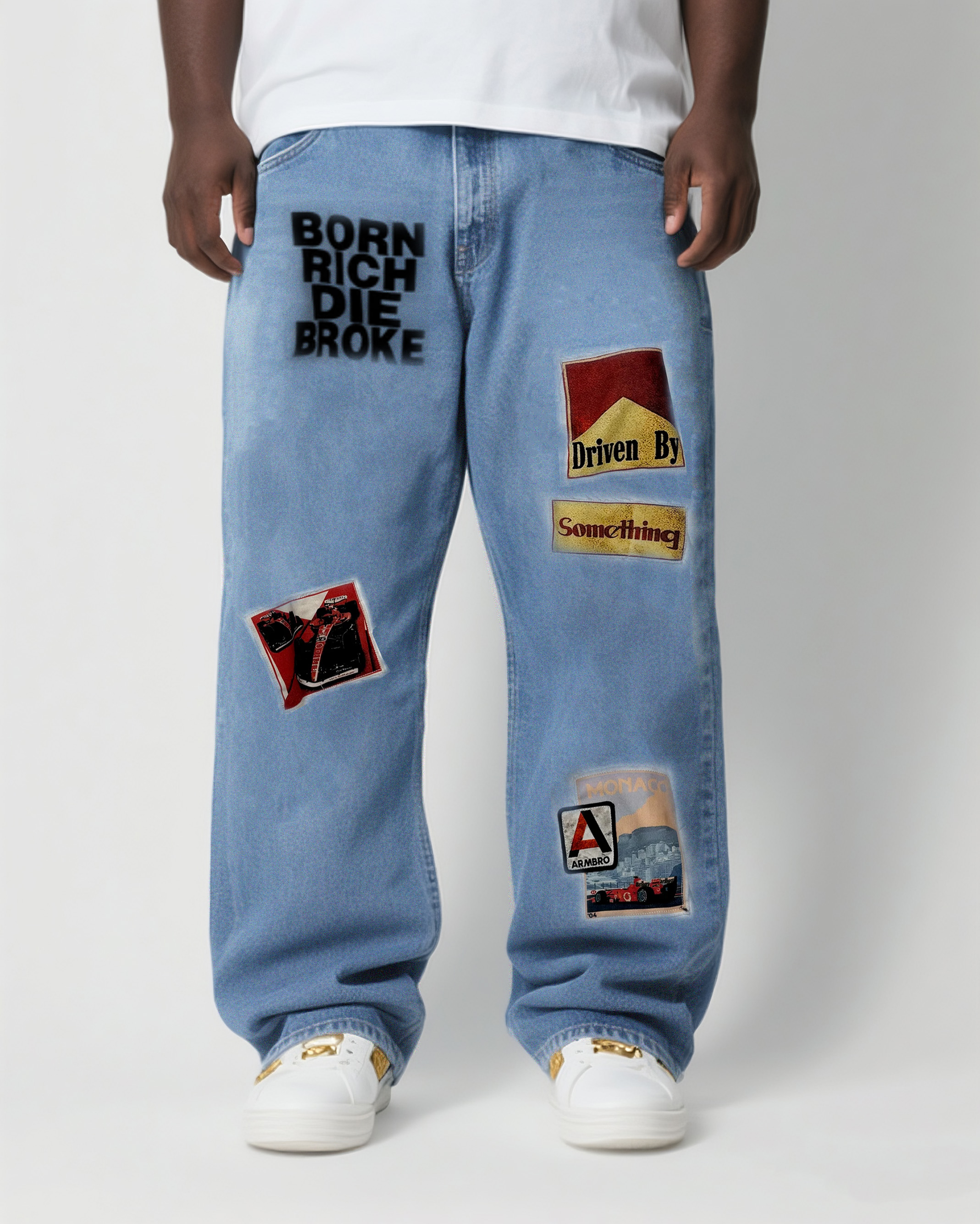 Big & Tall Men's DOG Ambro Denim Trousers