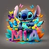 Stitch - Runder Bohrer Diamant Malerei - 30*30CM