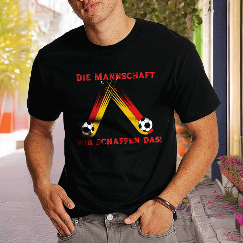 Men's Germany 2024 Football Race Casual T-Shirt