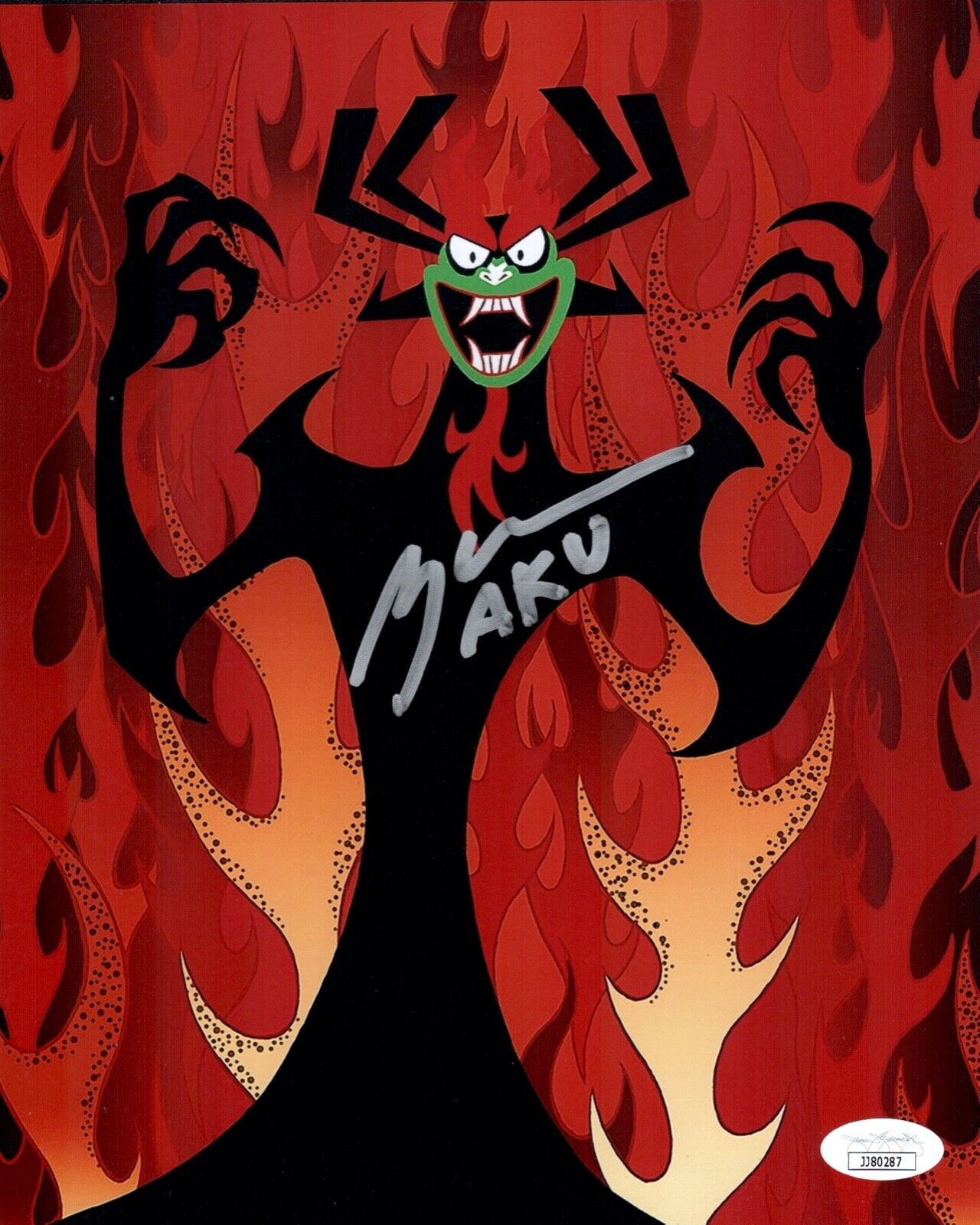 GREG BALDWIN Signed Samurai Jack AKU 8x10 Photo Poster painting In Person Autograph JSA COA Cert