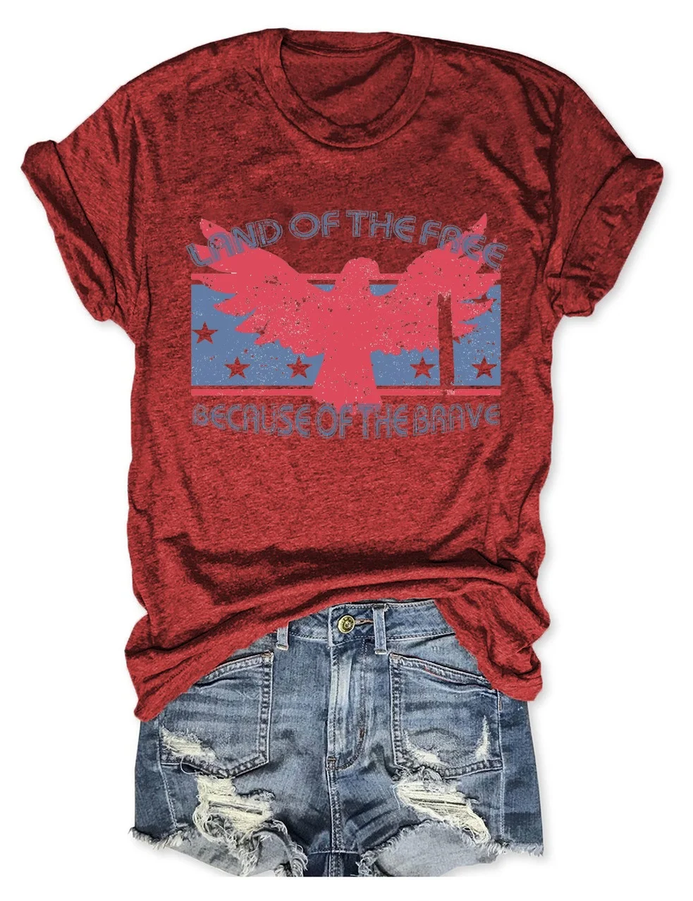 Land of the Free Because of the Brave T-Shirt