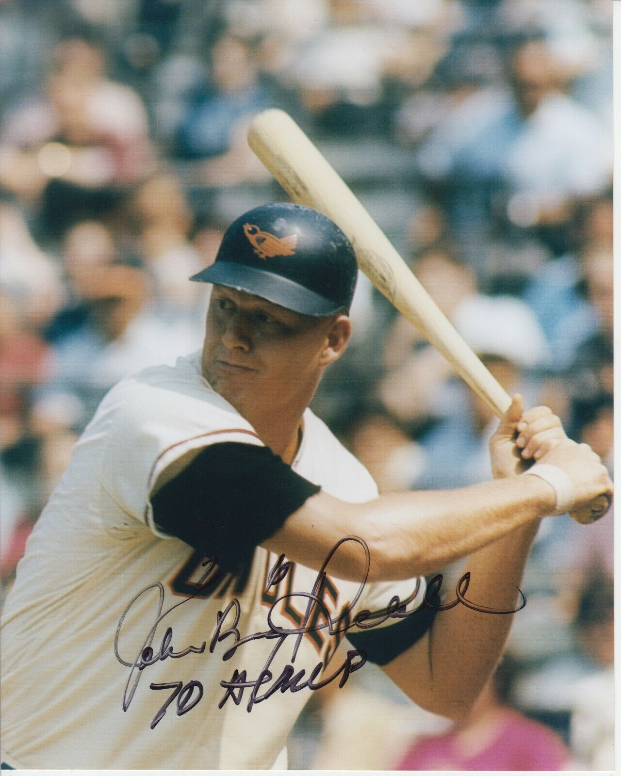 John Boog Powell #1 8x10 Signed Photo Poster painting W/ COA Baltimore Orioles