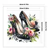 Flower High Heels-11CT Stamped Cross Stitch 40*40cm/15.75*15.75in