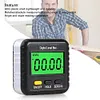 360 Degree Magnetic Digital Inclinometer Angle Meter Finder Protractor Tool