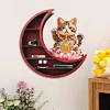 Lunar Design DIY Diamond Painting Wall Shelf 5D Diamond Embroidery Painting Kit